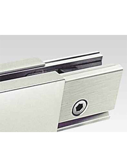 ZPP Зажимной профиль 40 мм с крышками из полир.нерж.стали