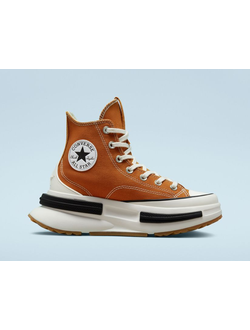 Кеды Converse на платформе низкие с черной полосой белые