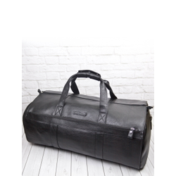 Кожаный портплед / дорожная сумка Milano black 
(арт. 4035-01)