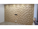 Гипсовая 3D панель "Трапеция" (монтаж в Москве, ракурс 2)