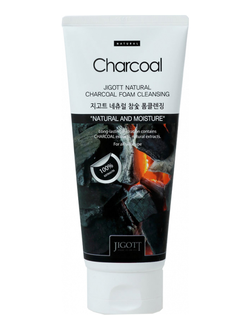 Пенка для лица JIGOTT с экстрактом древесного угля Charcoal Foam Cleansing
