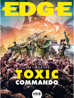 Edge Magazine Issue 418 January 2026 Toxic Commando Cover, Иностранные игровые журналы, Intpressshop