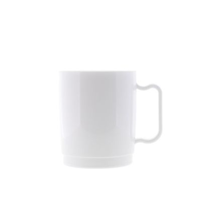 Кружка 300 мл, Н 91,8 мм, D 76 мм, поликарбонат, белый