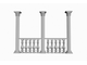 балюстрада балясин BL-017 с колоннами