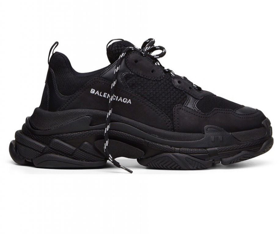 Кроссовки Balenciaga Triple S черные женские | balenciaga-rus.ru купить в  Москве