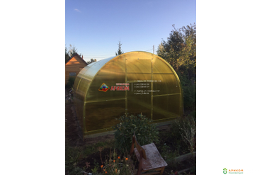 АРОЧНАЯ ЦИНК ИЗ ПОЛИКАРБОНАТА ТЕПЛИЦА