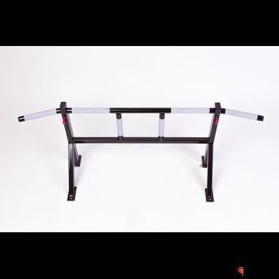 Турник настенный улучшенный с 3 хватами, черный