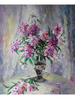 Натюрморт Букет пионов Круглова Светлана