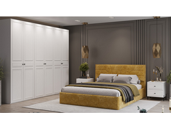 Композиция Спальни ПАНДОРА Белый снег/Белый матовый