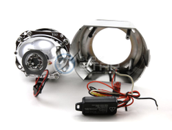 Бленда (маска) для линз №24 2.5 дюйма, F-Style с кольцом CREE (белый) 2 режима, 1шт