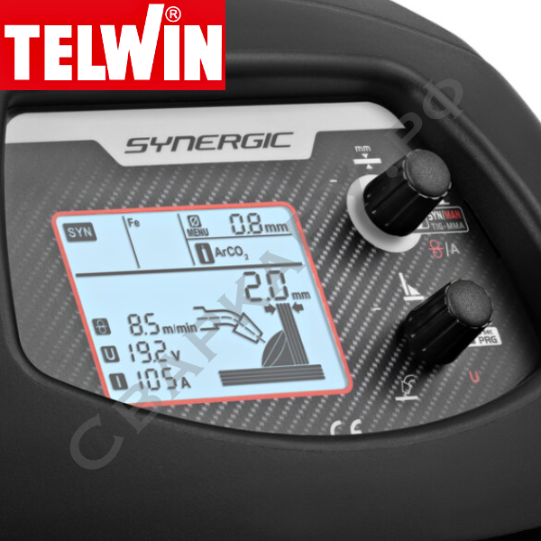 Полуавтомат для MIG/MAG сварки Telwin TECHNOMIG 210 DUAL SYNERGIC