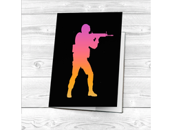 Обложка "Counter-Strike, CS GO, Контр Страйк" на паспорт №24