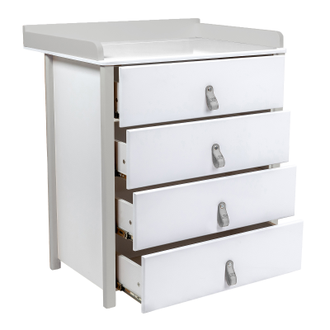 Пеленальный комод Sweet Baby Massimo, Белый / Серый