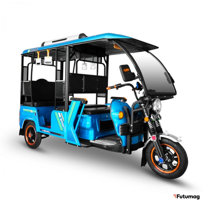 Электроскутер Трицикл пассажирский GreenCamel Пони Рикша