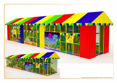 Уличный игровой лабиринт «Юрский период»