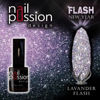 Nail Passion светоотражающий гель-лак 2320 lavander flash