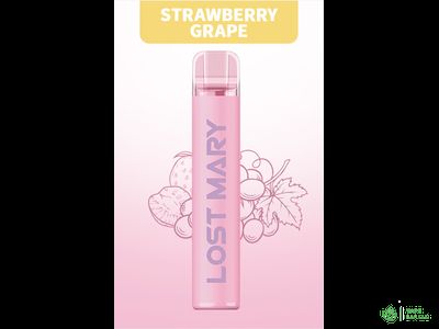 Одноразовая электронная сигарета LOST MARY CM1500, 2%, 4,8 мл, 850 мАч, 1500 затяжек (Strawberry Grape)