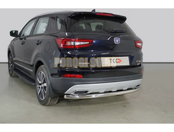 Защита задняя 60,3 мм ТСС для Changan CS55 2WD 1.5T 2022-