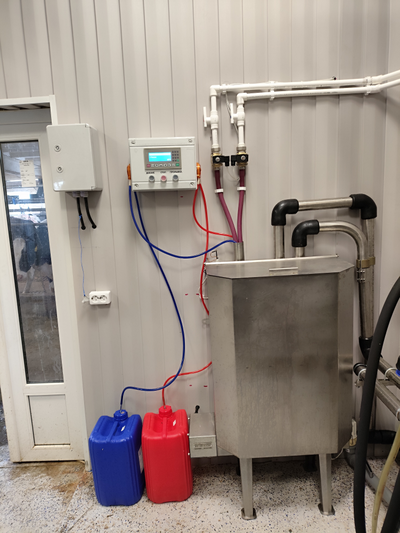 Контроллер для промывки доильного зала/ЛДУ