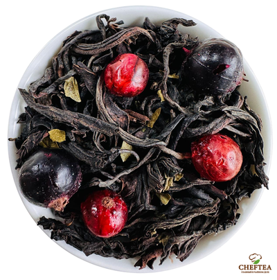 Подарочный чай "Волшебного праздника" (Черный со смородиной) уп.50г