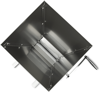 Мельница для солода "Русская Дымка" двухвальцовая с бункером