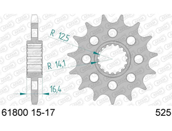 61800-17 Звезда ведущая 525 AFAM 61800-17