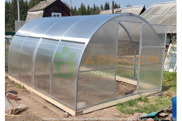 Теплица Цинк с открывающейся крышей 20*40