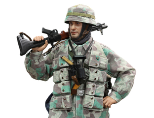 Немецкий десантник времен Второй Мировой - Коллекционная ФИГУРКА 1