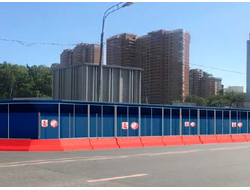 Тип 2.4 Защитно-охранное ограждение с пешеходной галереей | ГОРЗАБОР