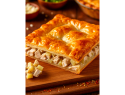 Пирог с курицей и картофелем