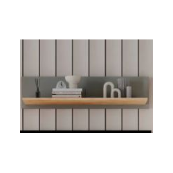 Гостиная Рея Полка навесная РГН ( Дуб крафт золотой/гранит софт матовый), Ш1000хВ250хГ246 мм