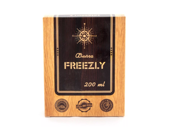 Фляжка СЛЕДОПЫТ-Freezly в кожаном оплете, 200 мл, коричневый