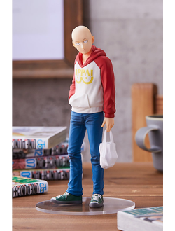 Фигурка Сайтама (Saitama OPPAI Hoodie Ver. Pop Up Parade)