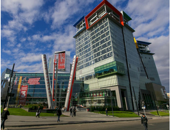 Реклама на стойках в БЦ «Кунцево Плаза»