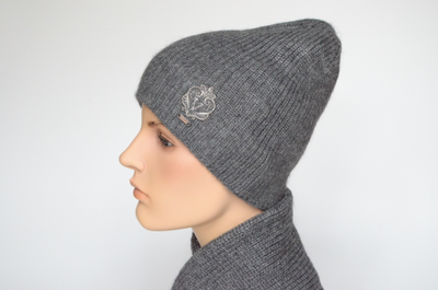 Vizio Италия 9015 S шарф серый цвет 4 фото