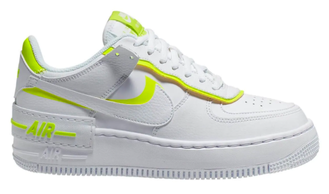 Nike Air Force 1 Shadow White Lemon Venom Volt