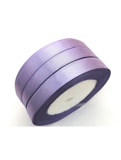 Лента атласная 12 мм, цвет сиреневый арт. 113