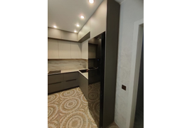 Кухня софт серый