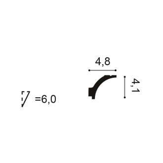 Карниз C260 - 4,1*4,8*200см
