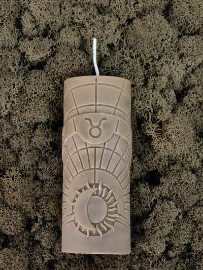 Свеча зодиакальная "Телец" стихия земля