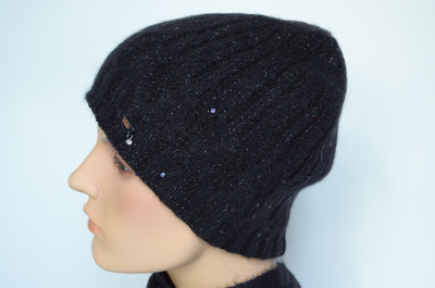 Вязаный шарф и шапка комплект Визио Италия