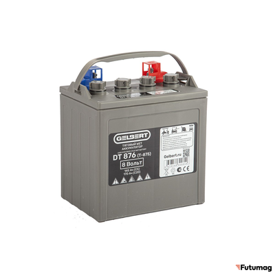 Тяговый WET аккумулятор Gelbert DT876 (T-875) 8V145A/H C5