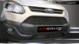 Premium защита радиатора для Ford Tourneo Custom (2014-2018) из 2-х частей