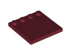 Tile, Modified 4 x 4 with Studs on Edge, Dark Red (6179 / 4164178 / 6173167)