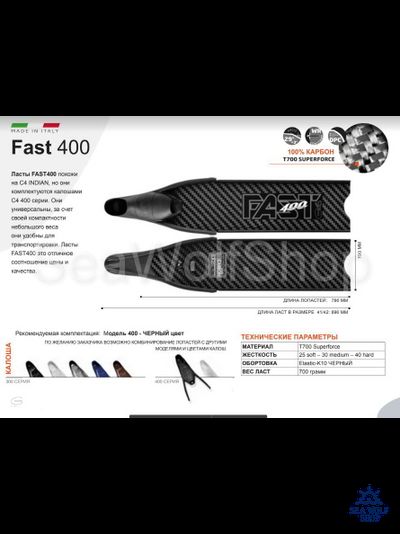 Лопасти C4 Carbon T700 FAST Soft 25