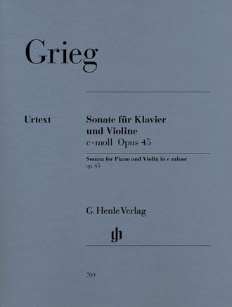 Grieg. Sonate c-moll op.45 für Violine und Klavier