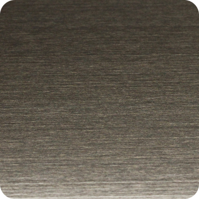 Уголок декоративный из нержавеющей стали Лука ПУ 10НСБ(304).2700.010 Брашинг графит