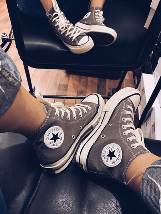 Кеды Converse Chuck Taylor 70 Mason HI серые высокие