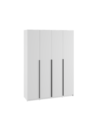 Бруно шкаф 1600 4-х ств (лдсп белый)