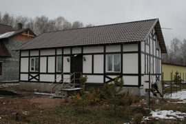 Одноэтажный дом из SIP-панелей [93м²]. (г.Волгоград)